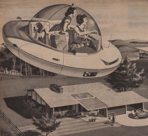 Not sure if well ever get to the Jetson flying car like this.