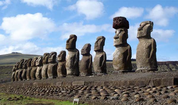 14. Rongo Rongo Script of Easter Island: In 1868, Europeans found wooden tablets on Easter Island. They were covered in unknown hieroglyphics, and there has been little progress made in determining what they say.