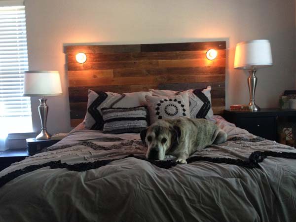 Overall, the owner was happy with the headboard