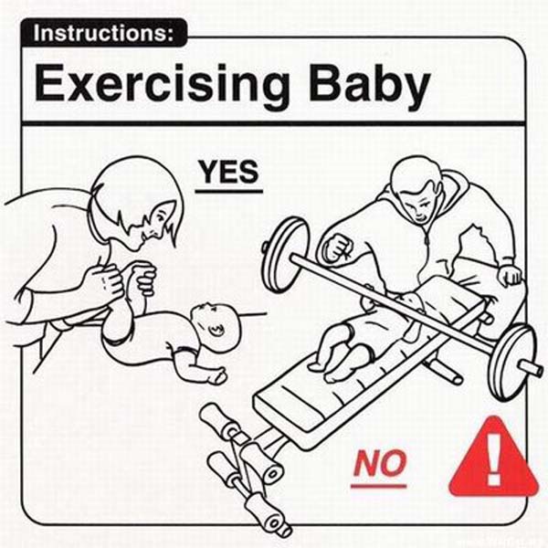 safe baby handling tips - Instructions Exercising Baby ~ Yes Ty en Ab