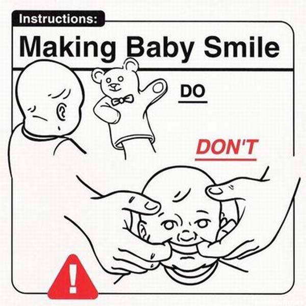 safe baby handling tips - Instructions Making Baby Smile 9 Do Don'T