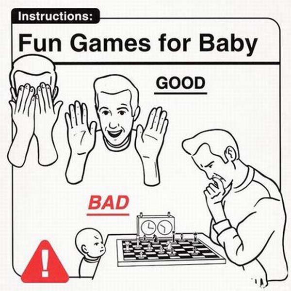 safe baby handling tips - Instructions Fun Games for Baby Good Bad