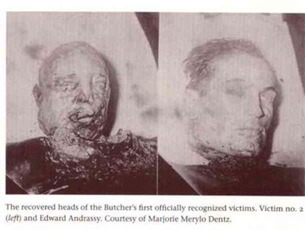 The Cleveland Torso Murderer: Also known as the Mad Butcher of Kingsbury Run, he murdered AND dismembered at least twelve victims in Cleveland, Ohio during the 1930's. He would also behead them and even cut their torsos in half.