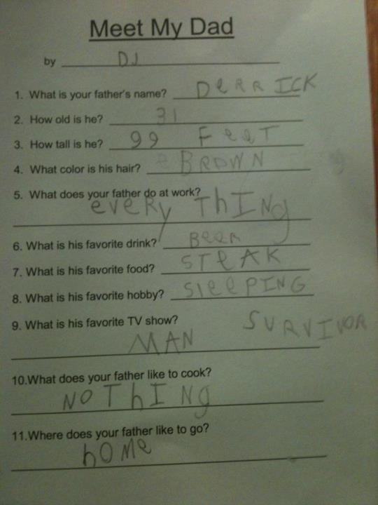 Kids Write The Weirdest Things