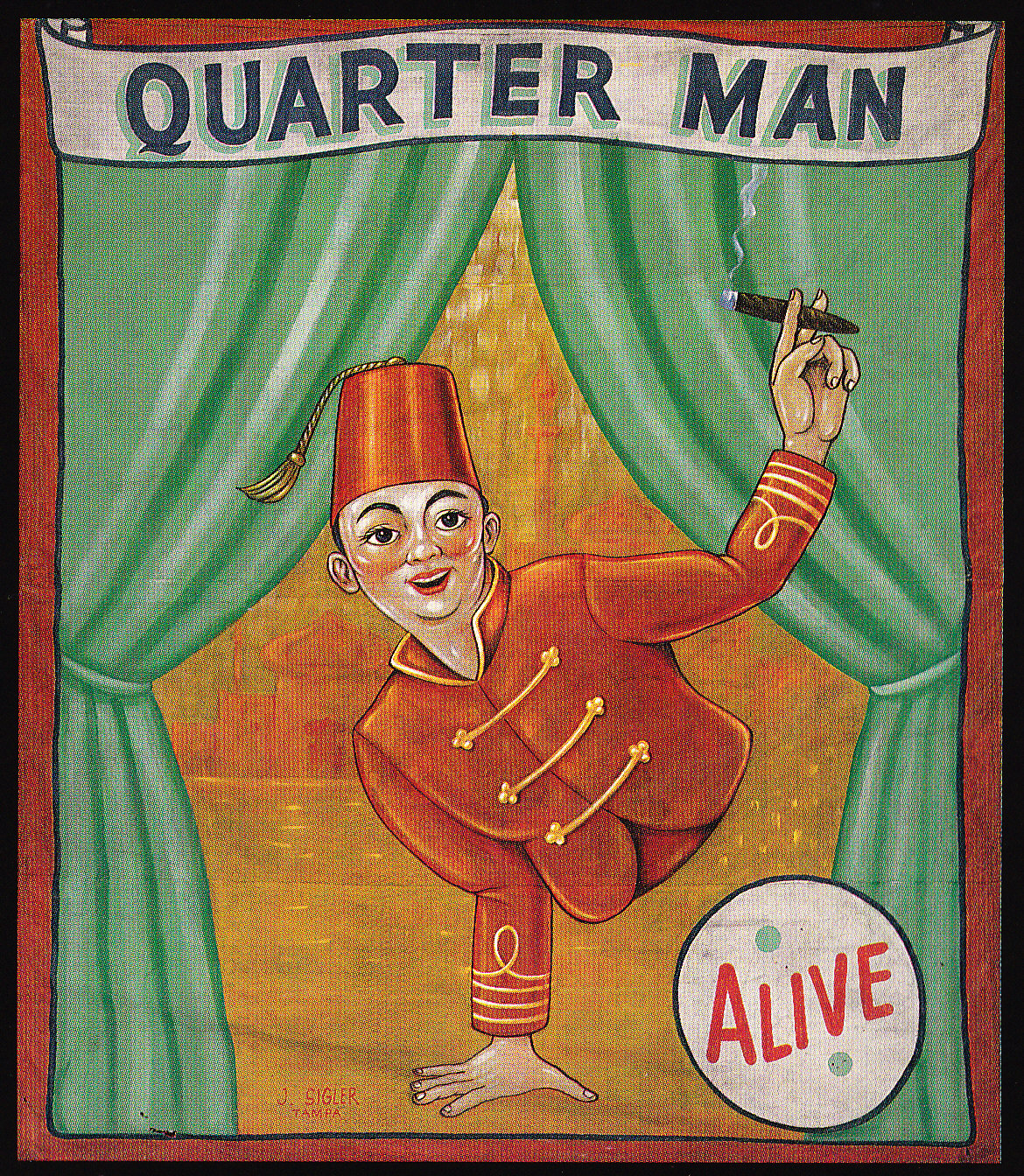 poster freak show carnival - | Quarter Man Alive