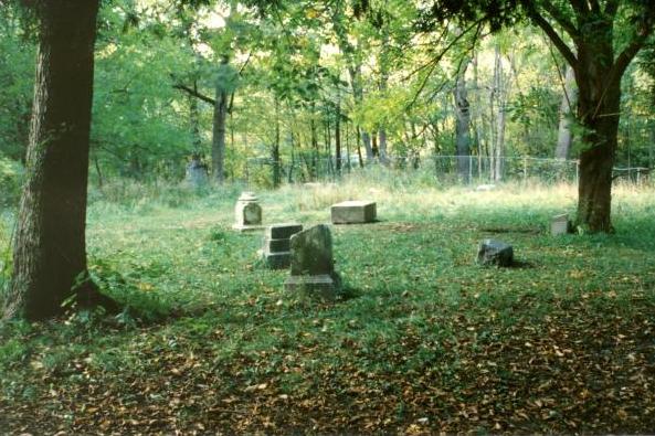 Bachelors Grove Cemetery - Bremen Township, Illinois.  Once a favorite family destination for many, this cemetery is said to feature colored lights, phantom cars, and other ghostly things.