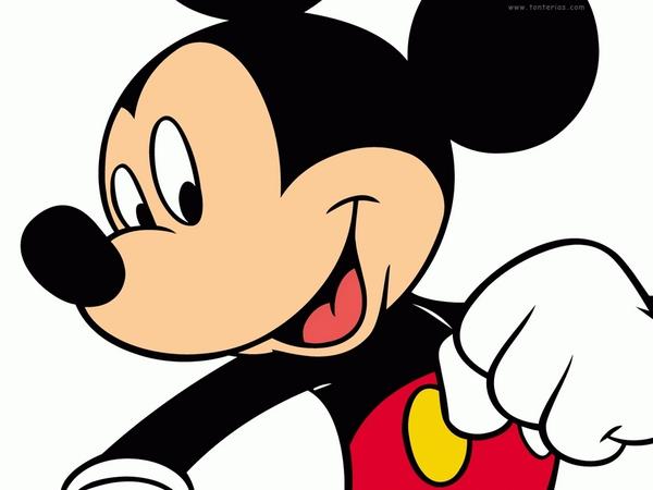The reason Mickey Mouse wears gloves is so that his hands can be seen when they're in front of his body.