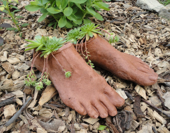Concrete Planter Feet - 30 dollars