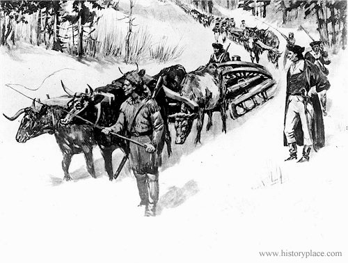 In the early days of war, it wasn't too uncommon to see hoards of oxen being used to transport forces.