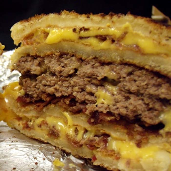 Double Grilled-Cheese Burger