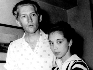Jerry Lee Lewis and Myra Gale Brown - Goodness gracious, great balls of fire! Not only did Lewis marry his first cousin but at the time of their marriage she was only 13 years old while he was 22. How was that even legal?