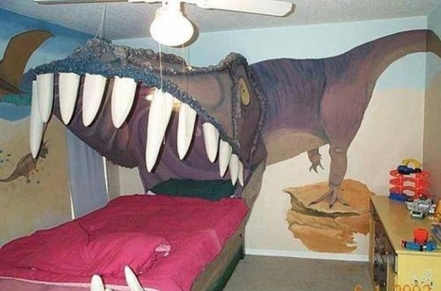 dinosaur bed for toddlers