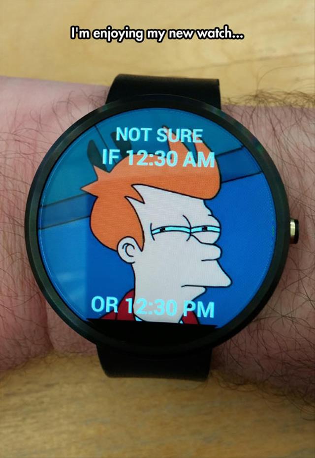 see what you did there - I'm enjoying my new watch.co Not Sure If Or 130 Pm
