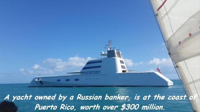 andrey melnichenko puerto rico - A yacht owned by a Russian banker, is at the coast of Puerto Rico, worth over $300 million.