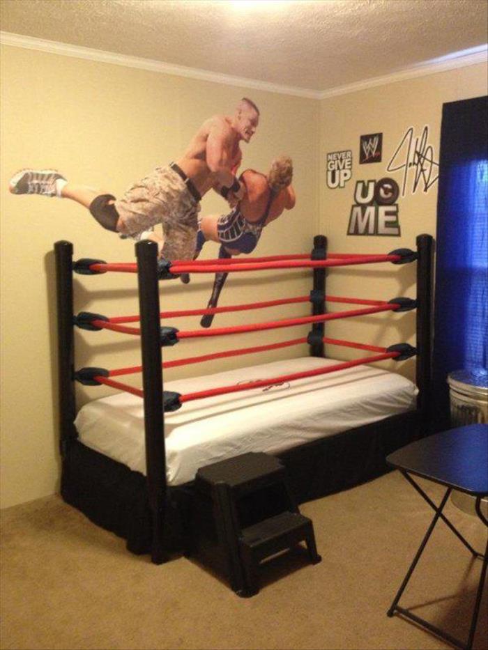 wrestling bed - Never Give
