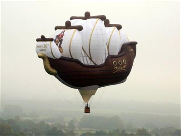 captain morgan hot air balloon - 30 000