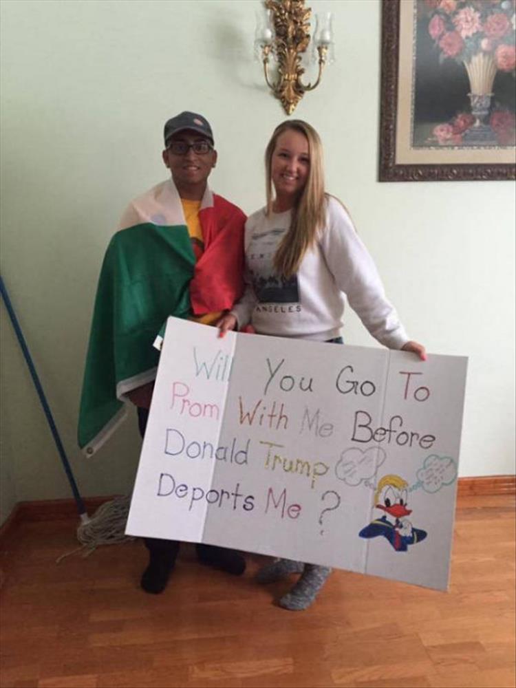 will you go to prom with me quotes - Assa Angeles You Go To Prom With Me Before Donald Trump Deports Me?