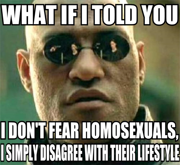 Homophobic is just the new N-Word.