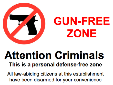 We should post signs all over Detroit and Baltimore, crime will go down to zero.
