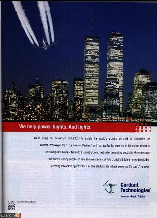 Advertisement: Cordant Technologies, 2001.