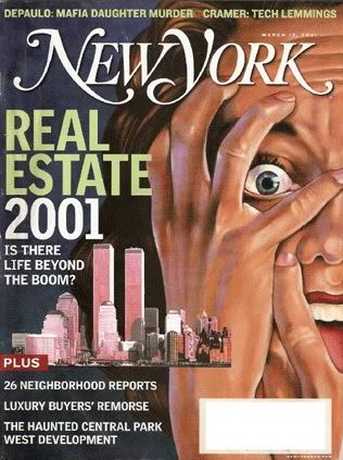March, 2001  New York Magazine (One eye symbolism of the Illuminati)