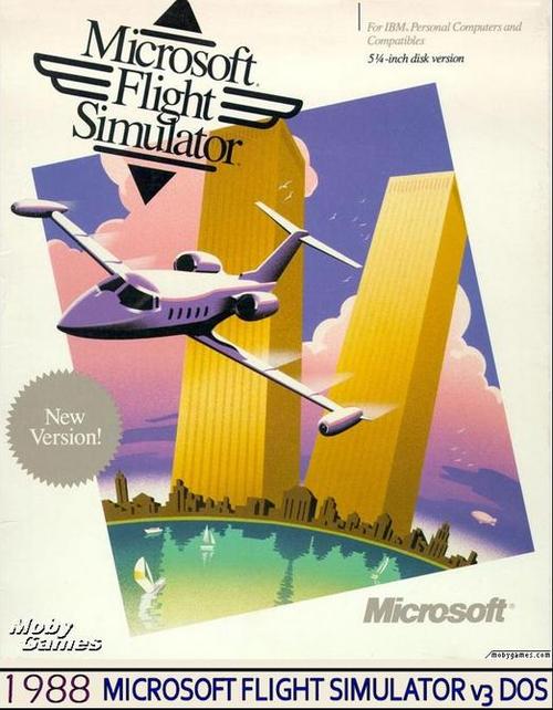 Microsoft Flight Simulator 1988.