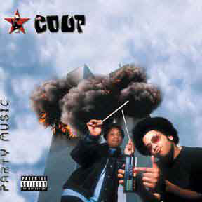 Rap group: "The Coup" June 2001. Shows one person being a conductor, as the explosion was conducted.