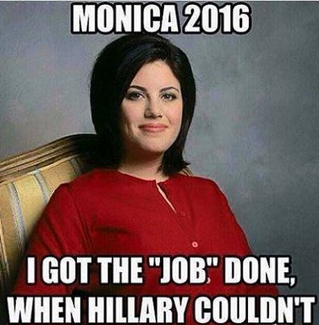 Monica can actually do the hard jobs.