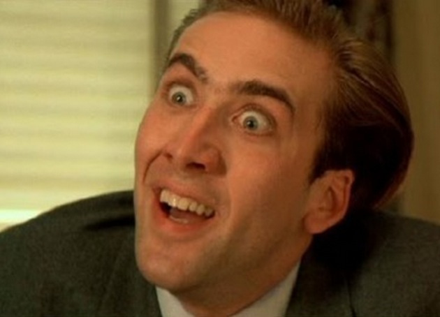 Every role Nicolas Cage ever played. Quote: "I was once asked by a child what my worst movie was. I mean, how do I even begin to answer that?"