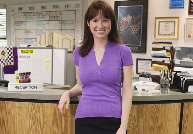 The Office: Erin. What does a bad actress on cocaine look like? Erin. She got far too many lines of dialogue in this show and each one was as annoying as the last. An over-talkative psychotic polly-anna.