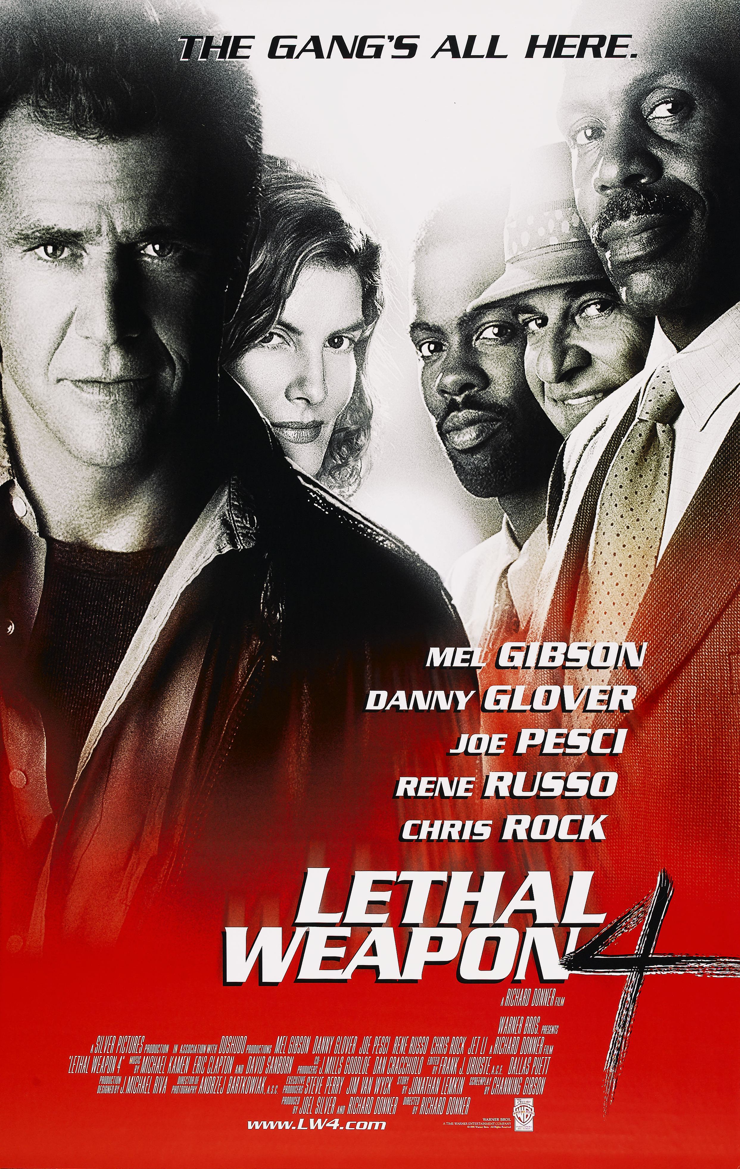 Lethal Weapon 4: NEW CHARACTERS! A woman, a wise-cracking short guy, and Chris Rock, whose comedy never gets into the scripts. So why is he in the movie? Or any movie?