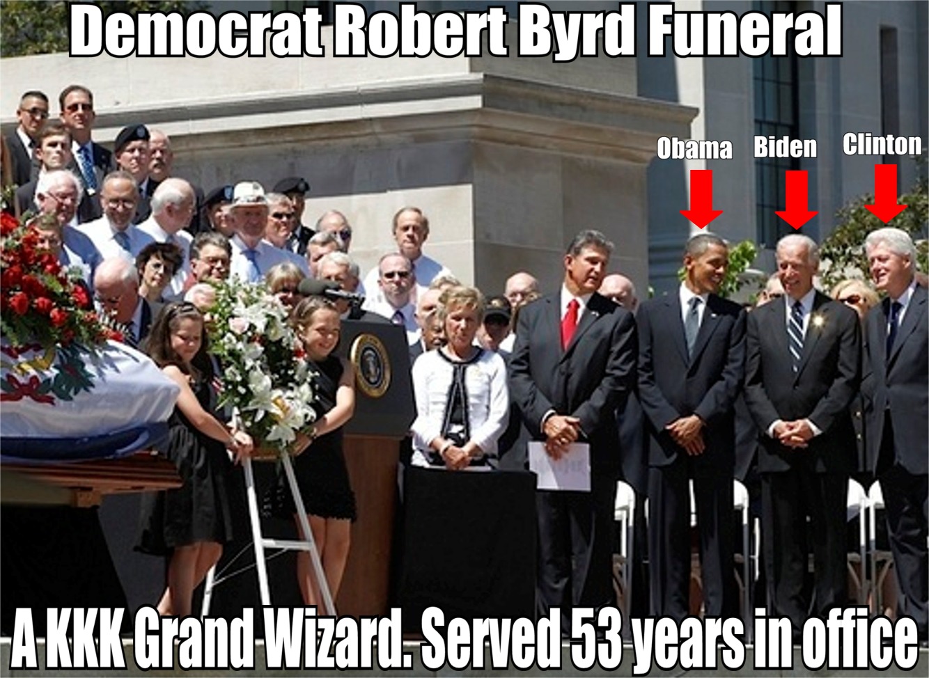 Democrats Attend KKK Leader's Funeral - Wtf Picture