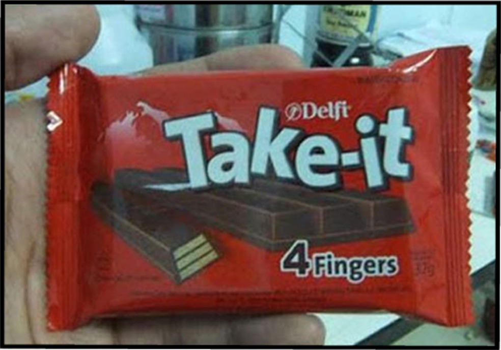 funny products names - DDelfi Takeit 4 Fingers