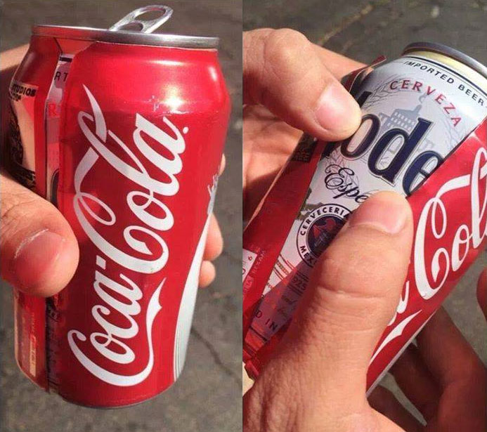 Hide-a-beer can sleeves