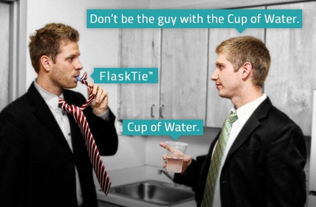 Tie flask