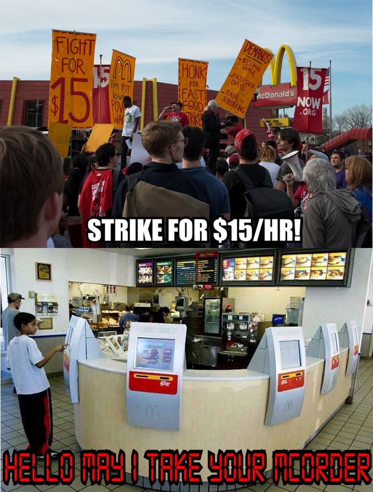 thank you for smoking - Demands $15 Min Wage ng Paid Sick Days Fast Fair Scheduling McDonald's Now .Org Strike For $15Hr! Mello Fra I Take Your Florder