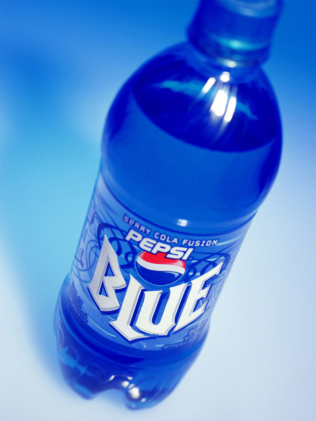 Pepsi Blue. A berryish tasting soda to compete with Vanilla coke for some crazy reason. Still, it wasn't too bad.