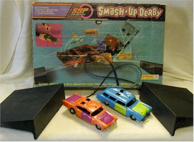 I found this at Goodwill. EXCELLENT! Pull the rip cord, and launch both cars at each other in a double suicide attempt.