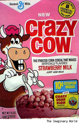 Another way to make the milk part of the fun. Most just plowed through the cereal just to drink a whole bowl of strawberry milk.