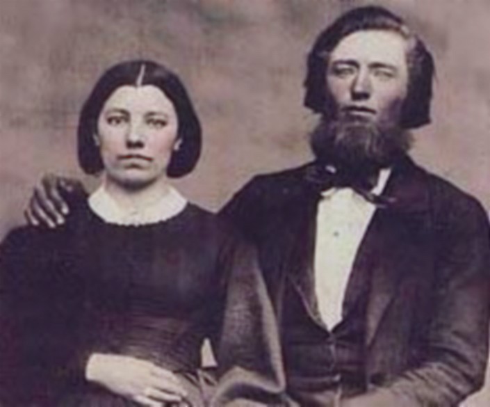 Charles and Caroline Ingalls.