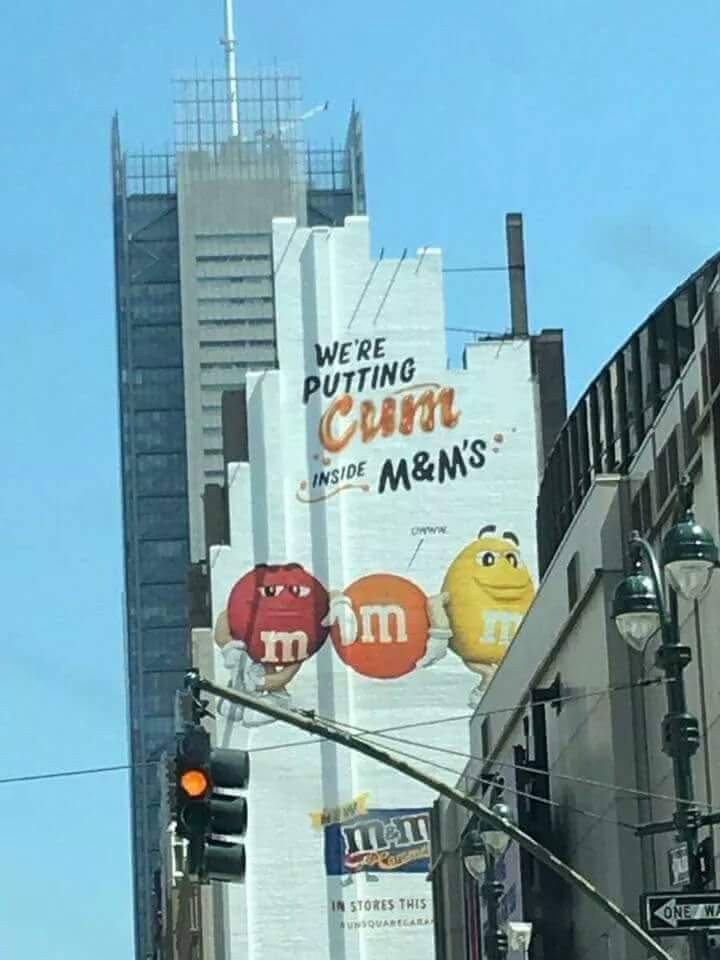 we put cum in m&ms - We'Re Putting Inside M&M'S M Il In Stores This Aunsquarecar One In