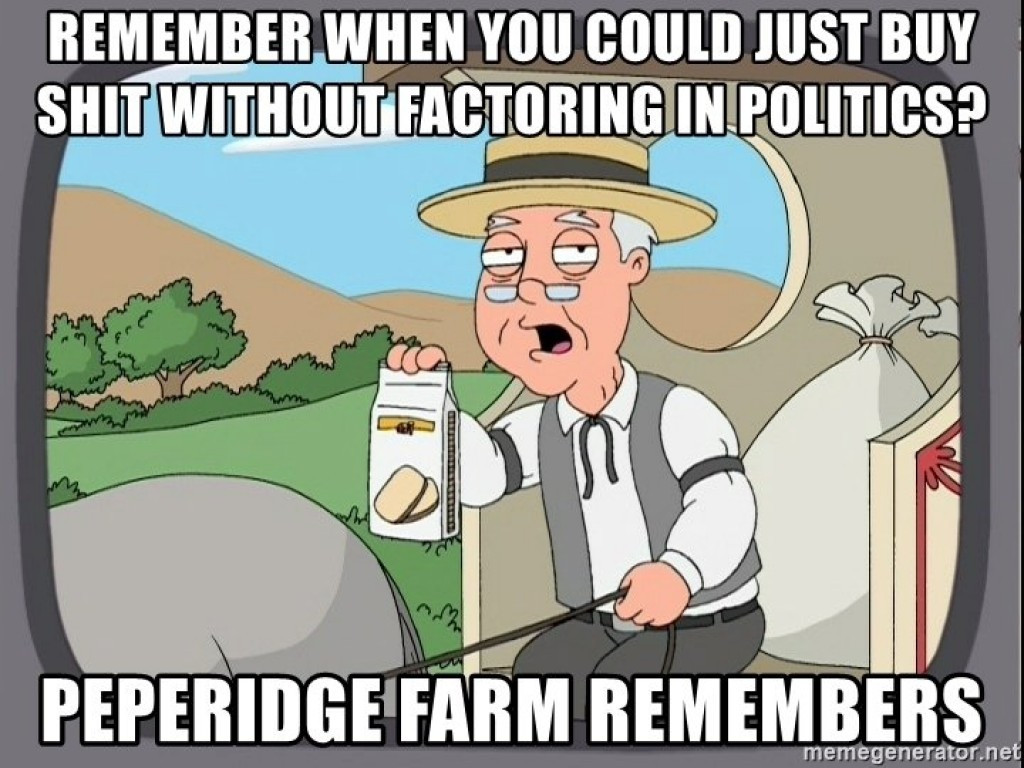 pepperidge farm meme blank - Remember When You Could Just Buy Shit Without Factoring In Politics? Peperidge Farm Remembers memegenerator.net