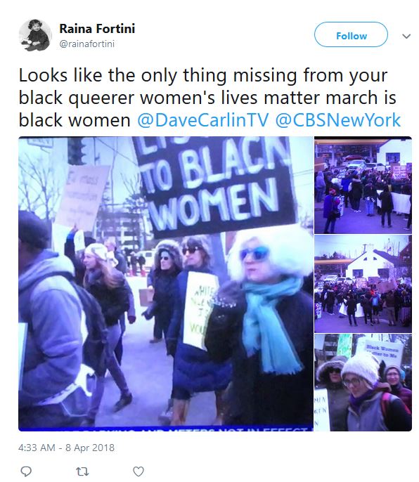 Scenes from NYC BLACK Women's March