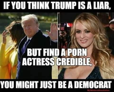 bill clinton and trump memes - If You Think Trump Is A Liar, But Find A Porn Actress Credible You Might Just Be A Democrat Fatin