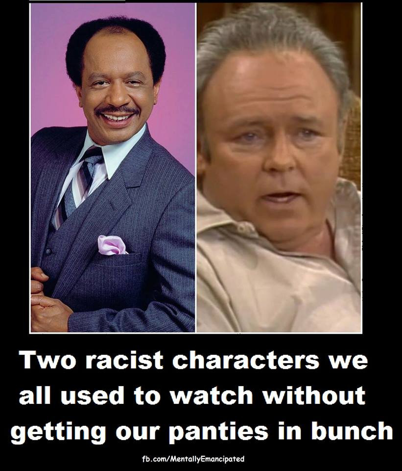 tarifa - Two racist characters we all used to watch without getting our panties in bunch fb.comMentallyEmancipated