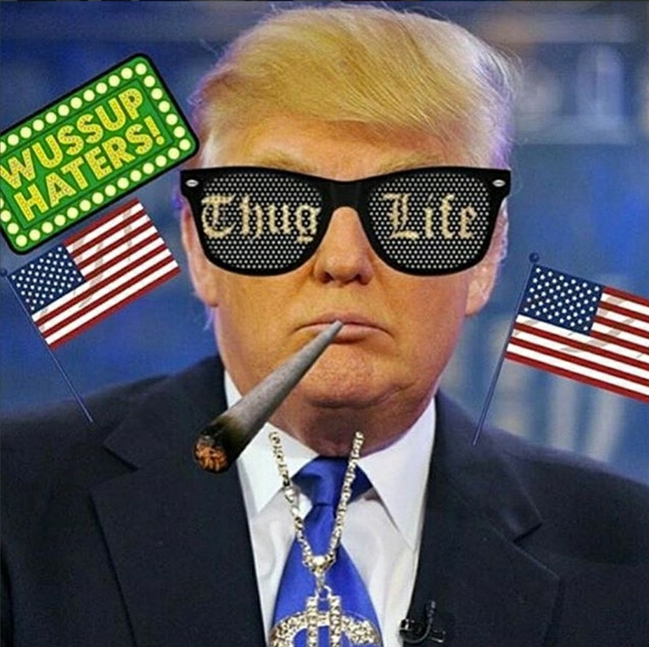 donald trump epic meme - Wussup