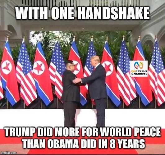 third world success kid - M Ullwideo With One Handshake Meginatrace Trump Did More For World Peace Than Obama Did In 8 Years imgflip.com