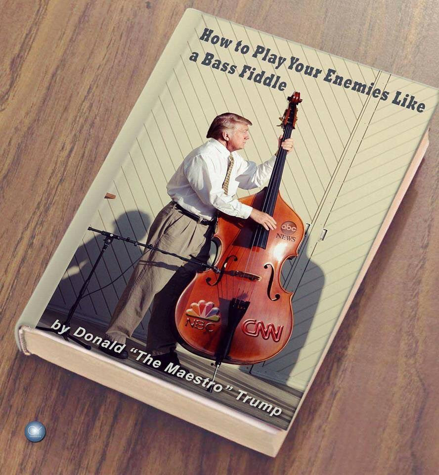 cello - How to Play Your Enemies a Bass Fiddle abc News by Donald The Maestro" Trump Cm