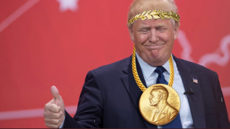 donald trump nobel peace prize