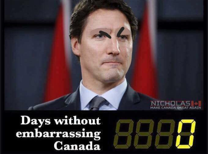 justin trudeau retard - Nicholas Make Canada Great Again Days without embarrassing Canada maya without 8880
